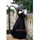 Surface Spell Gothic The Countess Lantern Sleeve One Piece(Full Payment Without Shipping)